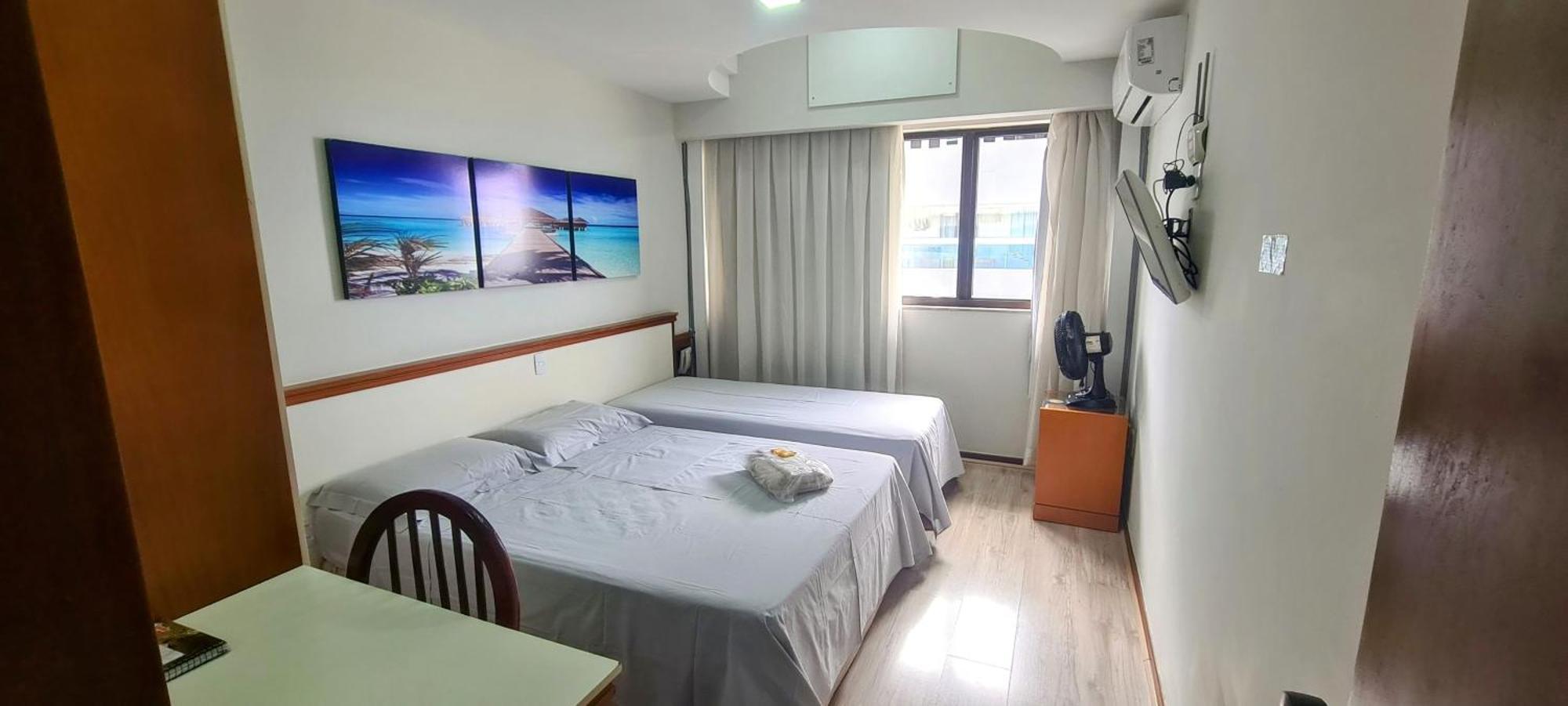 Flat Pasárgada 812, Free Bikes, pé na praia Vila Velha Kültér fotó