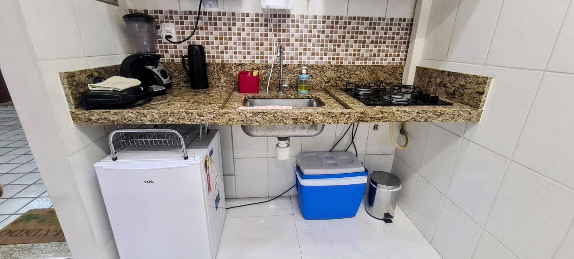 Flat Pasárgada 812, Free Bikes, pé na praia Vila Velha Kültér fotó