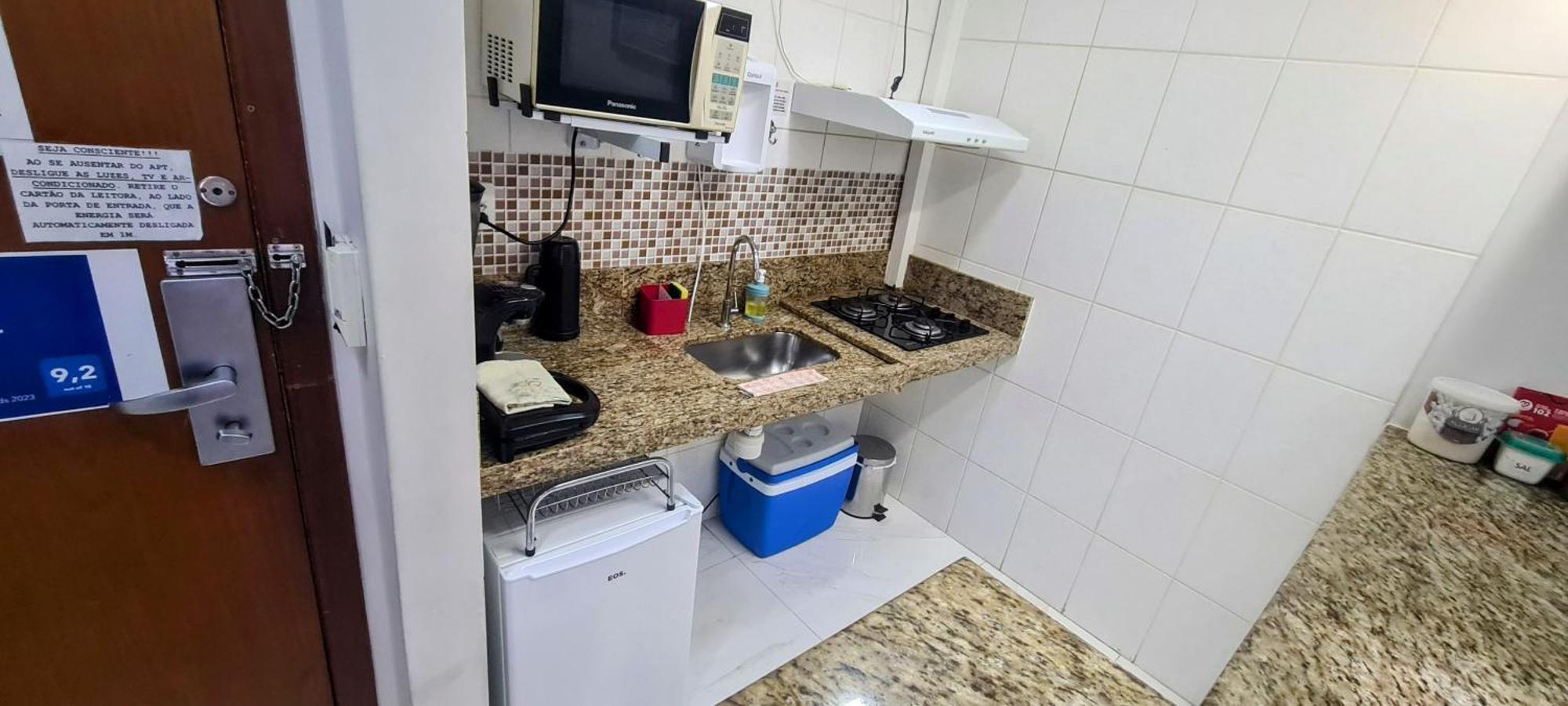 Flat Pasárgada 812, Free Bikes, pé na praia Vila Velha Kültér fotó