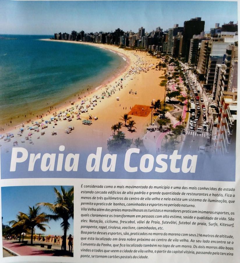 Flat Pasárgada 812, Free Bikes, pé na praia Vila Velha Kültér fotó