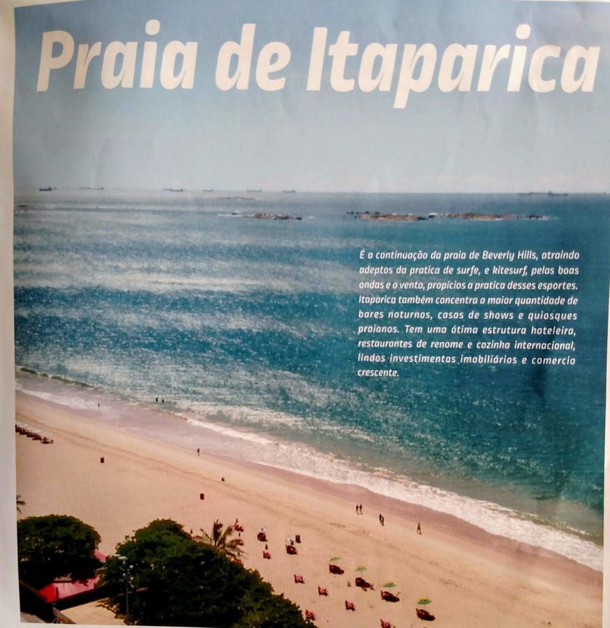 Flat Pasárgada 812, Free Bikes, pé na praia Vila Velha Kültér fotó