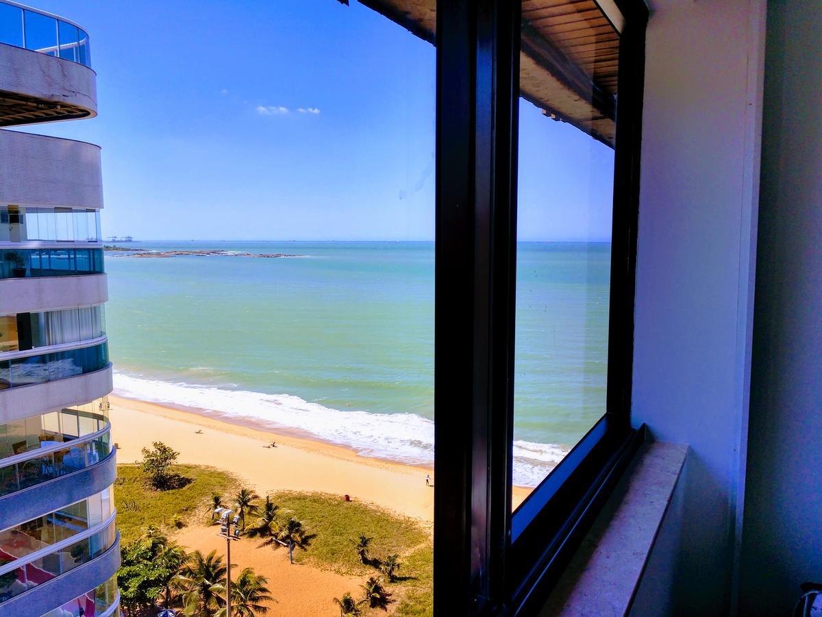 Flat Pasárgada 812, Free Bikes, pé na praia Vila Velha Kültér fotó