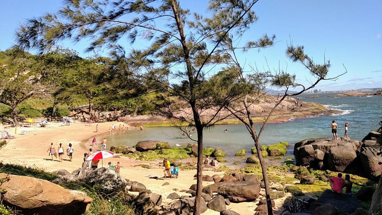 Flat Pasárgada 812, Free Bikes, pé na praia Vila Velha Kültér fotó