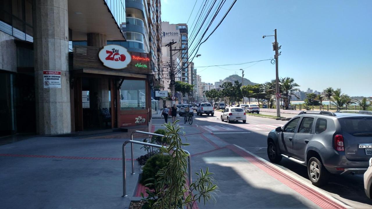 Flat Pasárgada 812, Free Bikes, pé na praia Vila Velha Kültér fotó