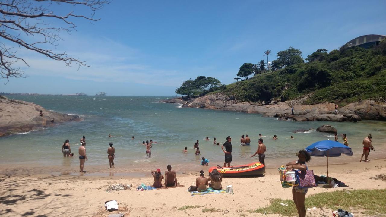 Flat Pasárgada 812, Free Bikes, pé na praia Vila Velha Kültér fotó
