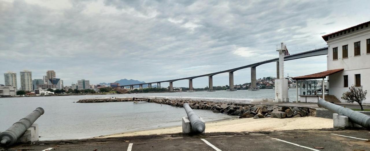Flat Pasárgada 812, Free Bikes, pé na praia Vila Velha Kültér fotó