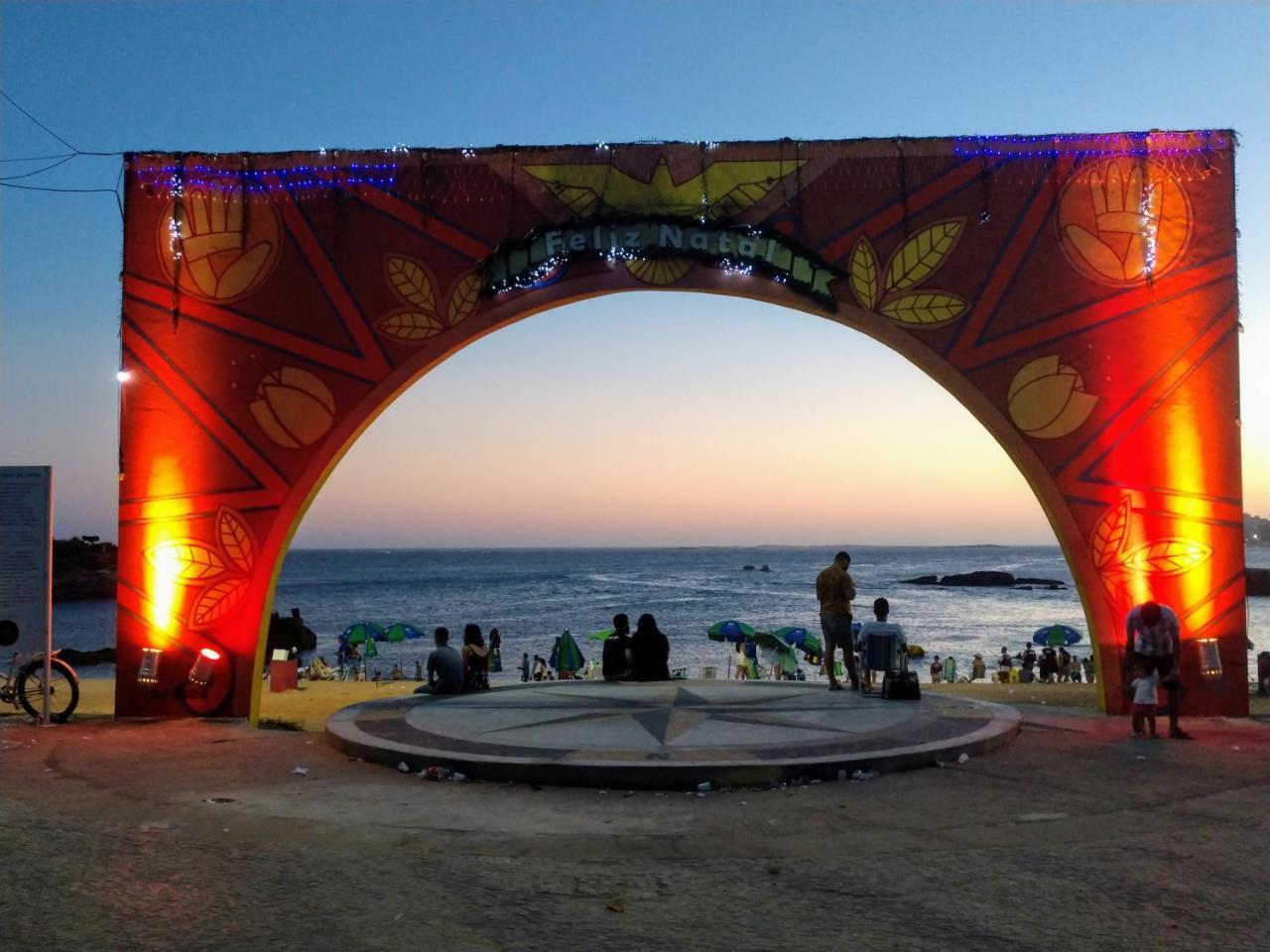 Flat Pasárgada 812, Free Bikes, pé na praia Vila Velha Kültér fotó