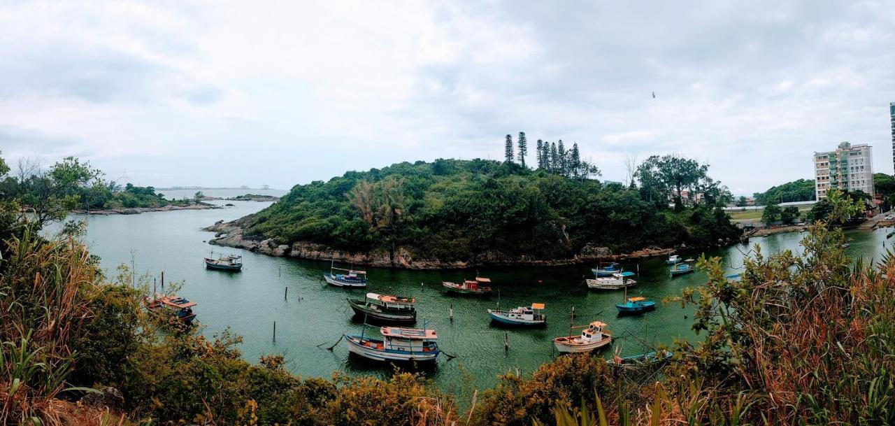 Flat Pasárgada 812, Free Bikes, pé na praia Vila Velha Kültér fotó